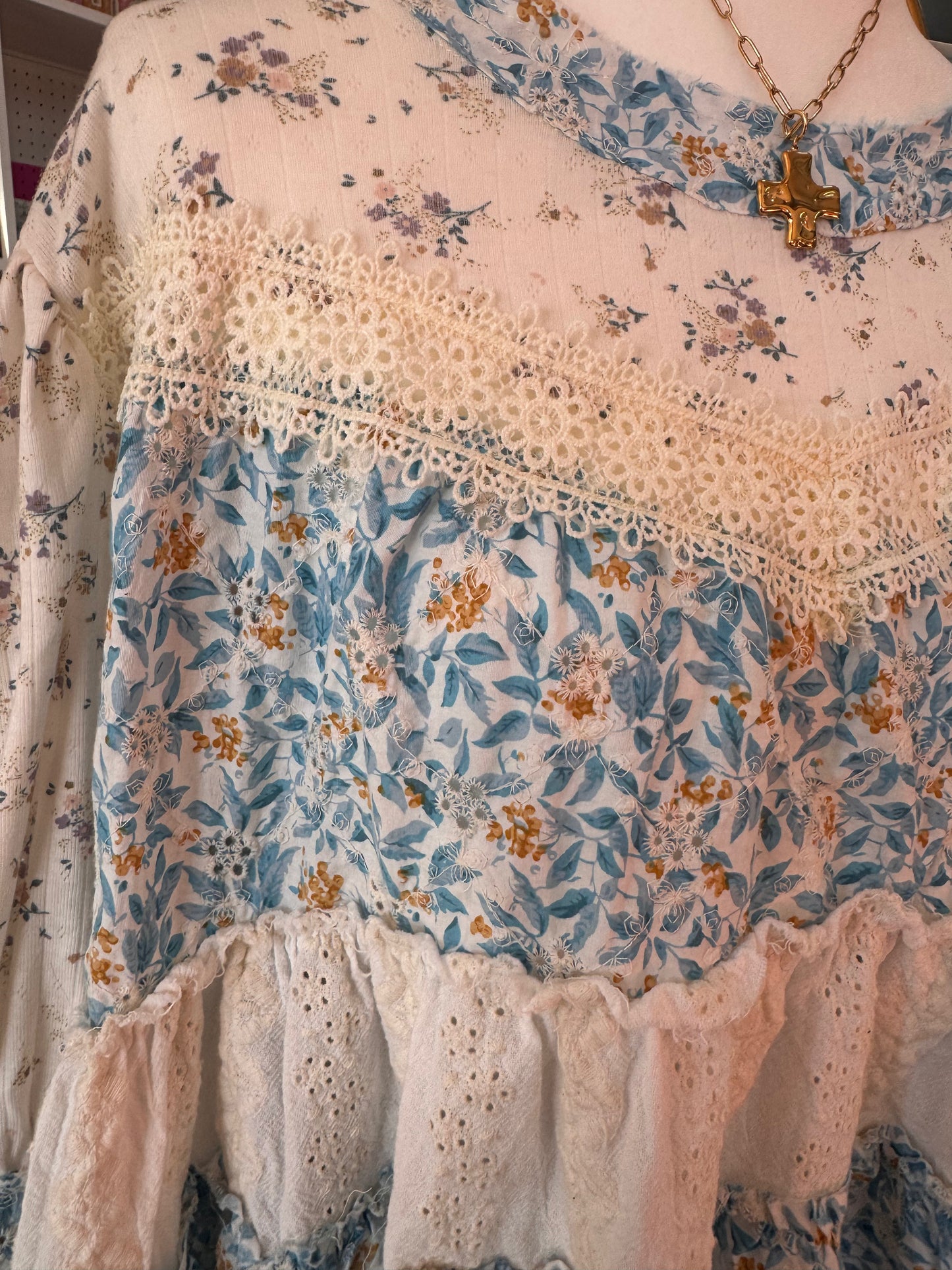 girly girl floral top